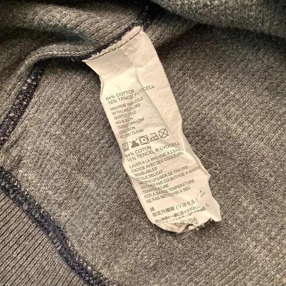 Tommy Bahama 1/4 Zip Gray Pullover Sweater Adult Size Large Crew-Neck - Picture 5 of 10